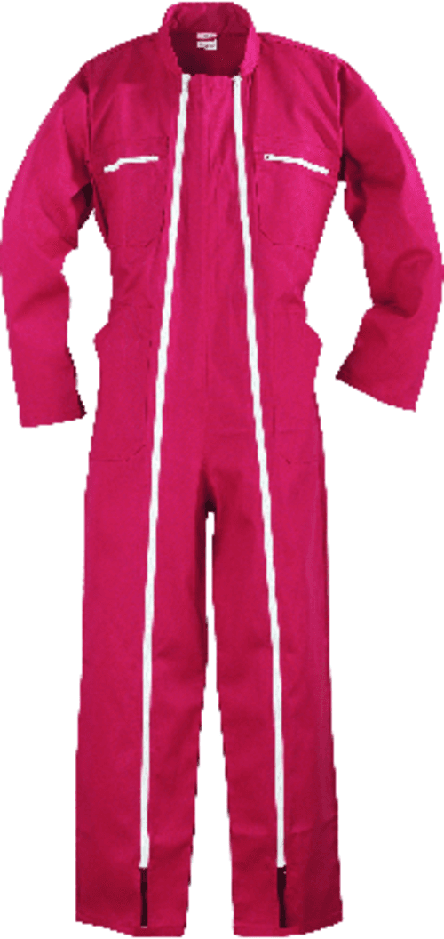 Çift Fermuarlı Polyester/Pamuk Twill İş Tulumu